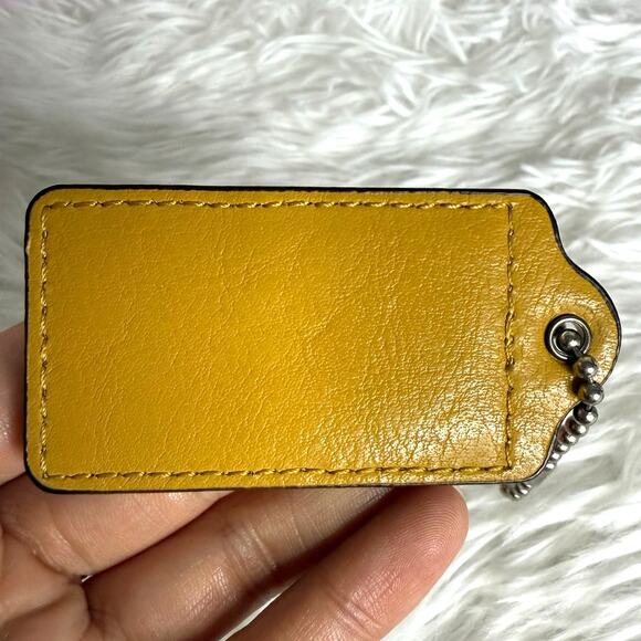 3" Coach Fob Bag Charm Hang tag Hangtag - Picture 2 of 2